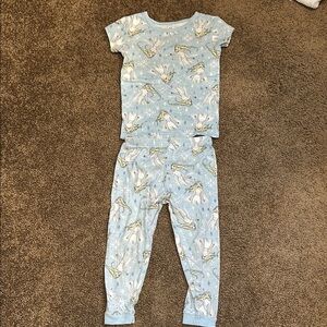 Disney Blue Pajama Set with FrizenPattern